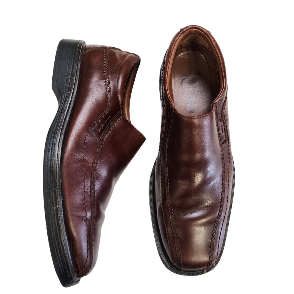 Johnston & Murphy Mens Stanton XC4 Slip On Sheepskin Loafers Size 8.5 Waterproof